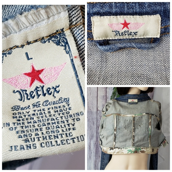 Evil Eye Denim Jacket Vest - Customized - Picture 6 of 16